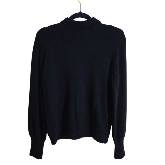 Loft Amour Collar Sweater Intarsia Knit Peter Pan Collar 2022 Pullover Size M - Picture 3 of 10